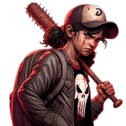 jacket, weapon, comic book art, concept art transparent PNG cut-out