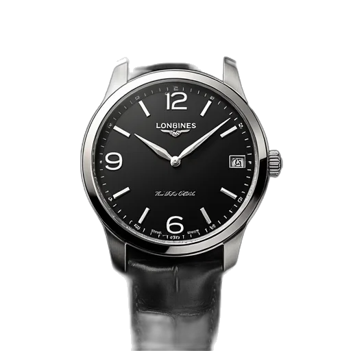 jewelry, photorealistic, longines, mens transparent PNG cut-out