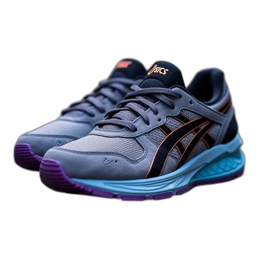 shoes, 3d render, asics, gel transparent PNG cut-out