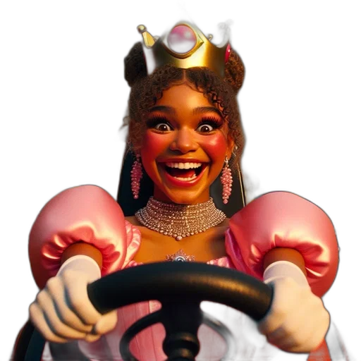 crown, car, face, concept art transparent PNG cut-out
