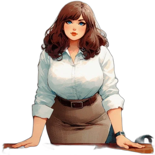 staff, dress, concept art, comic book art transparent PNG cut-out