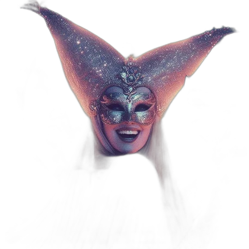 mask, creature, face, crown transparent PNG cut-out