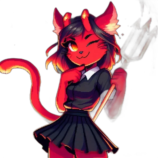 staff, dragon, pixel art, concept art transparent PNG cut-out