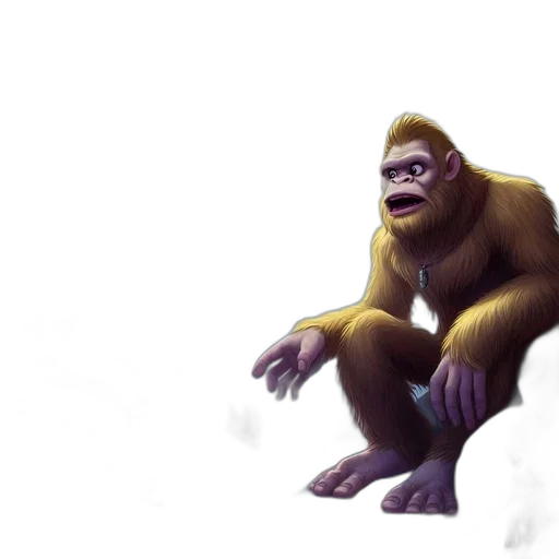 creature, animal, concept art, 3d render transparent PNG cut-out
