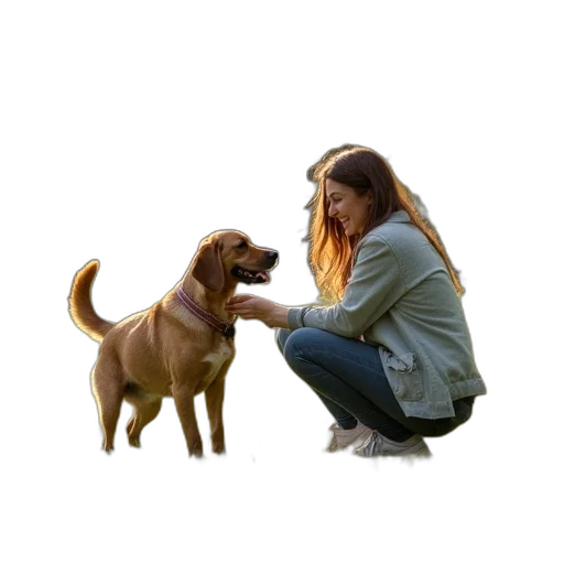animal, creature, staff, jacket transparent PNG cut-out