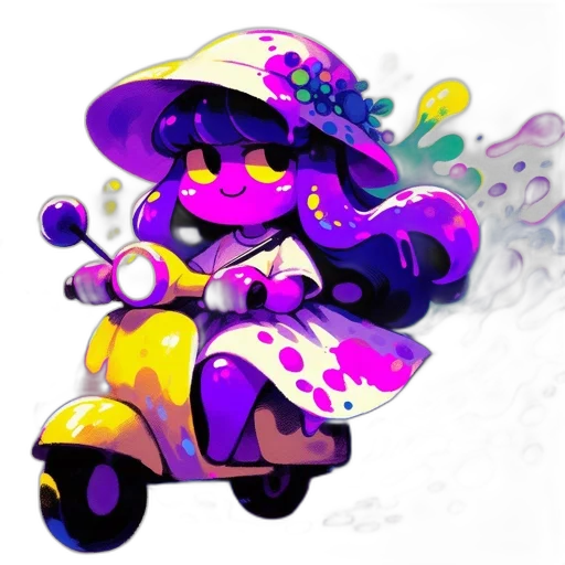 car, dress, hat, concept art transparent PNG cut-out