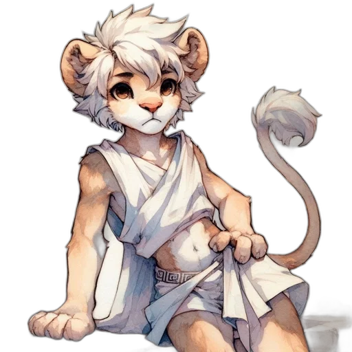 staff, animal, concept art, watercolor transparent PNG cut-out