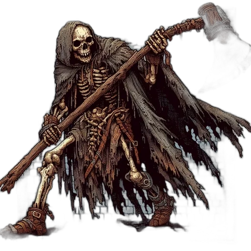 staff, weapon, creature, concept art transparent PNG cut-out