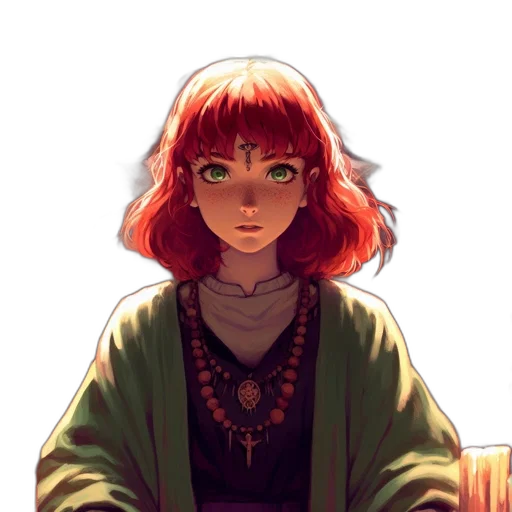 face, staff, crown, jewelry transparent PNG cut-out