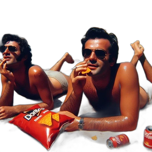 food, photorealistic, concept art, beach transparent PNG cut-out