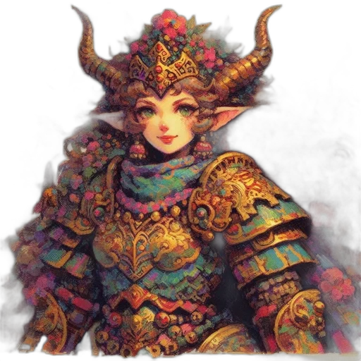 dragon, staff, face, mask transparent PNG cut-out