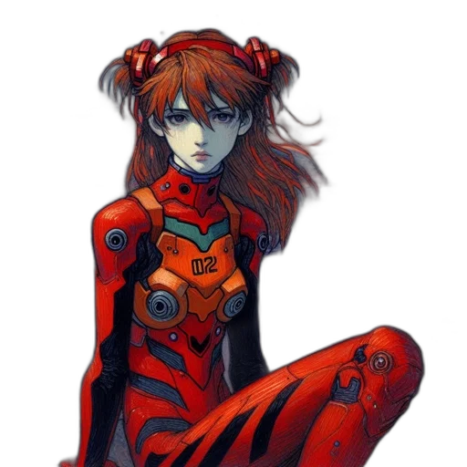 robot, dress, concept art, cyberpunk transparent PNG cut-out
