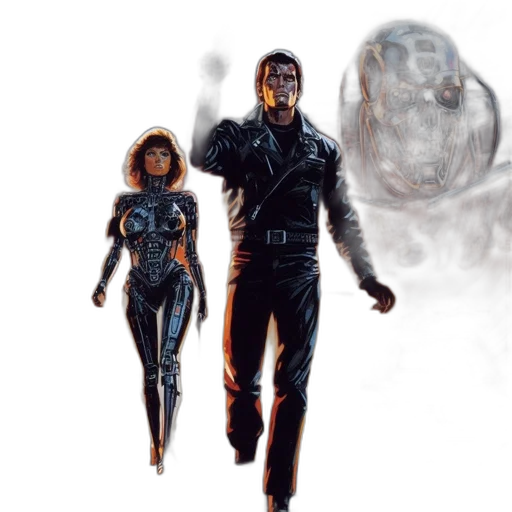 comic book art, concept art, fantasy art, pixel art transparent PNG cut-out