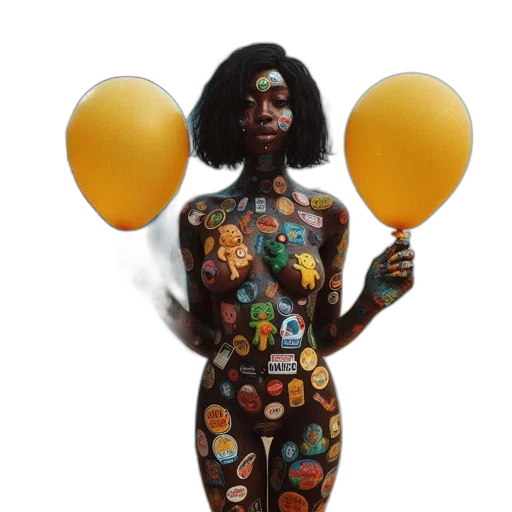 dress, jewelry, concept art, 3d render transparent PNG cut-out