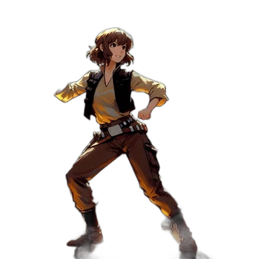 jacket, staff, weapon, concept art transparent PNG cut-out