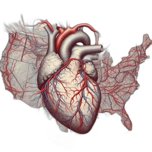 grayscale, heart, veins, arteries transparent PNG cut-out