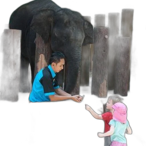 umbrella, animal, staff, concept art transparent PNG cut-out