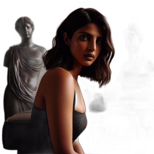 face, dress, creature, concept art transparent PNG cut-out