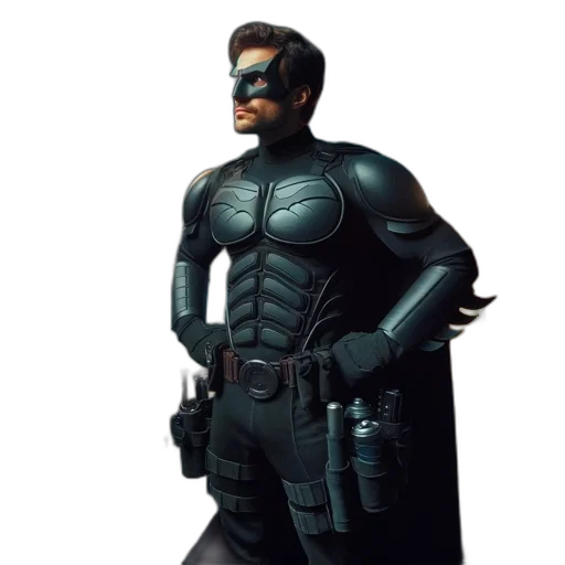 concept art, 3d render, comic book art, man transparent PNG cut-out
