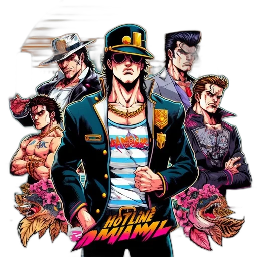 jacket, comic book art, concept art, anime transparent PNG cut-out