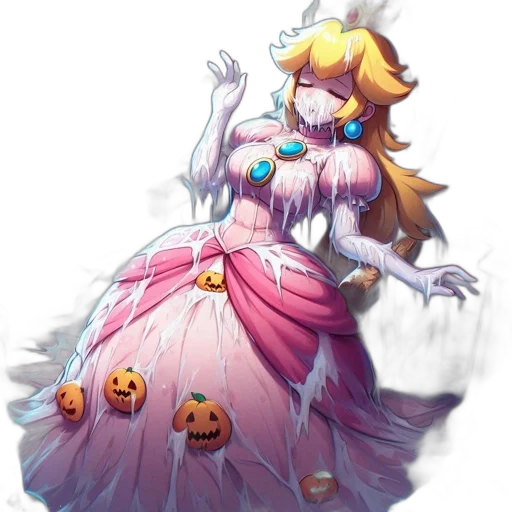 dress, staff, crown, concept art transparent PNG cut-out