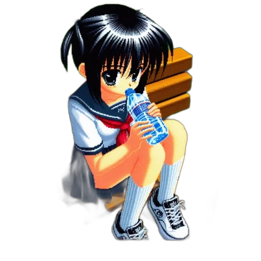 shoes, weapon, vaporwave, pixel art transparent PNG cut-out
