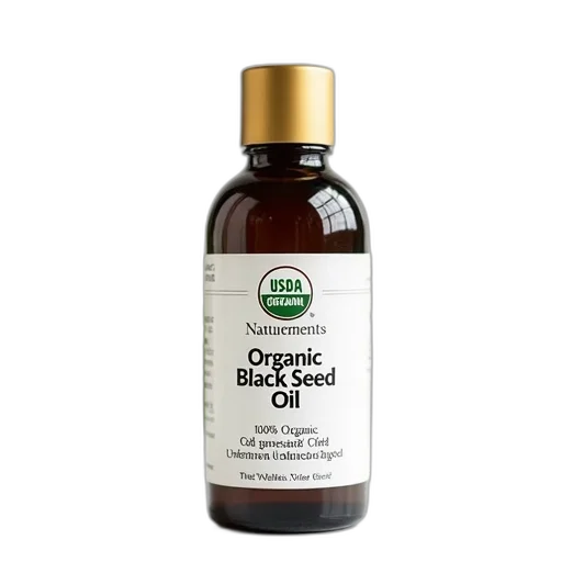 bottle, organic, black, seed transparent PNG cut-out