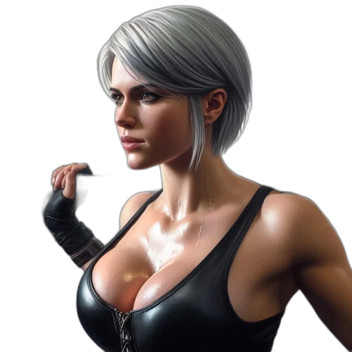 jacket, face, concept art, photorealistic transparent PNG cut-out