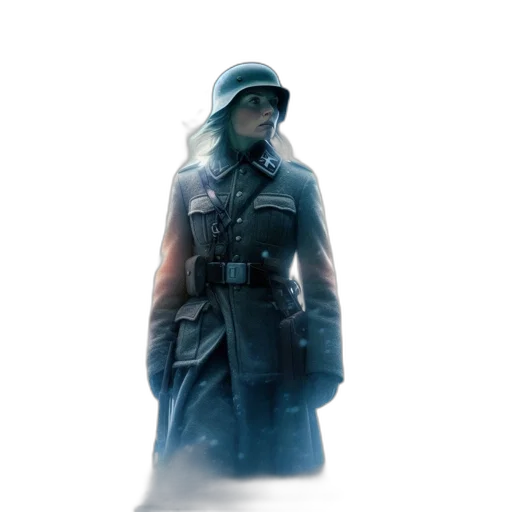 jacket, staff, weapon, dress transparent PNG cut-out