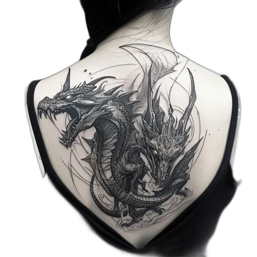 dragon, dress, mask, creature transparent PNG cut-out