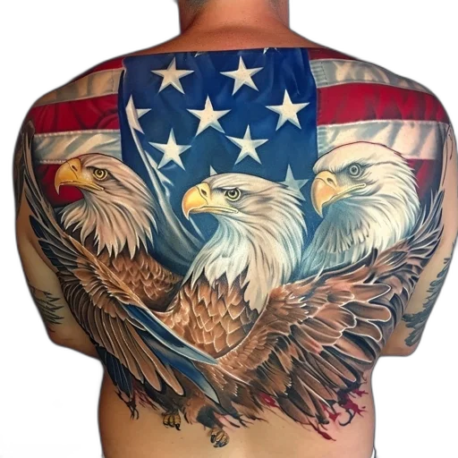 jacket, tattoo, features, three transparent PNG cut-out