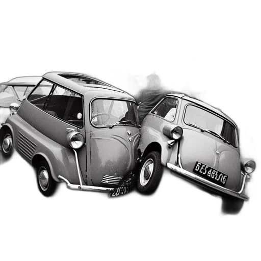 car, photorealistic, concept art, pencil sketch transparent PNG cut-out