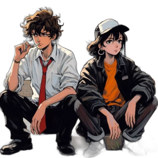 hat, anime, concept art, comic book art transparent PNG cut-out
