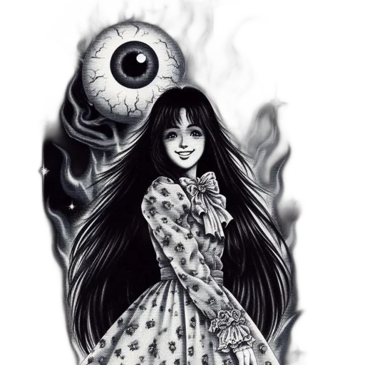 dress, creature, mask, face transparent PNG cut-out
