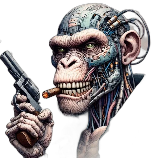 robot, weapon, animal, mask transparent PNG cut-out