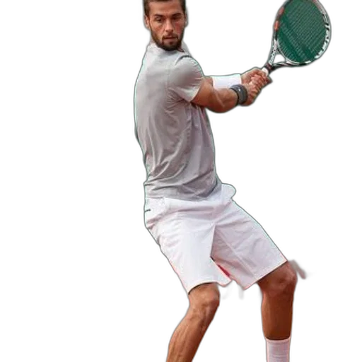 staff, photorealistic, tennis, player transparent PNG cut-out