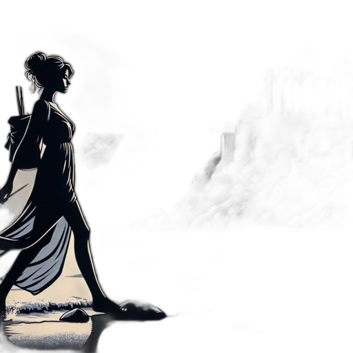 dress, concept art, fantasy art, comic book art transparent PNG cut-out