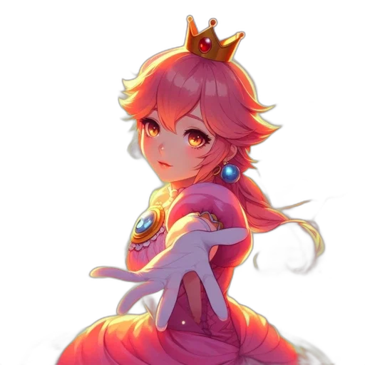 crown, dress, staff, weapon transparent PNG cut-out