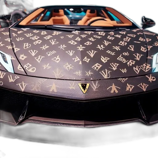 car, jacket, weapon, 3d render transparent PNG cut-out