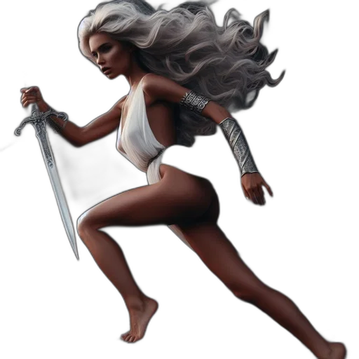 sword, concept art, fantasy art, comic book art transparent PNG cut-out