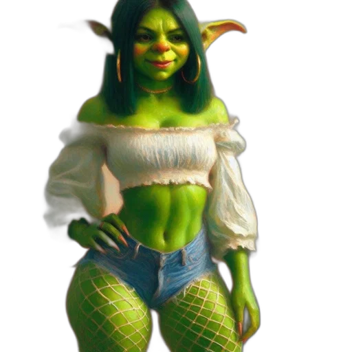 creature, staff, animal, dress transparent PNG cut-out