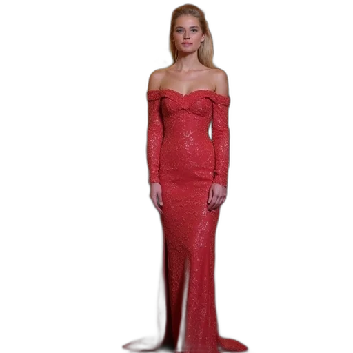 dress, red, sheridan, attends transparent PNG cut-out