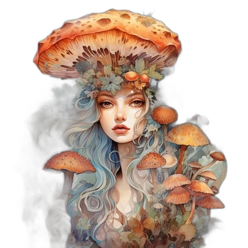 food, dress, hat, fantasy art transparent PNG cut-out