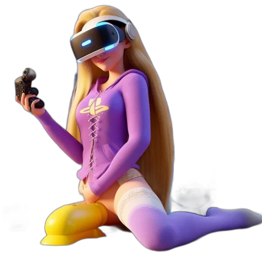 robot, dress, weapon, staff transparent PNG cut-out
