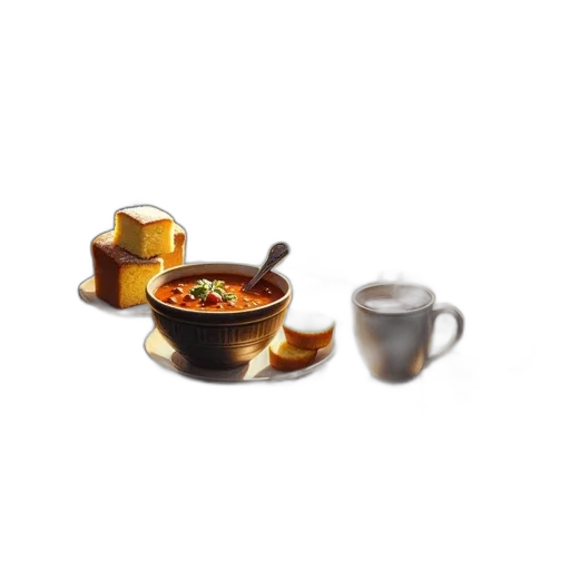 food, jewelry, 3d render, photorealistic transparent PNG cut-out