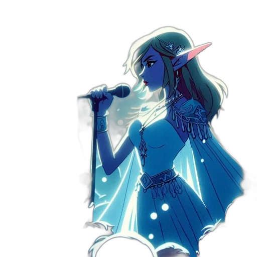 dress, staff, mask, concept art transparent PNG cut-out