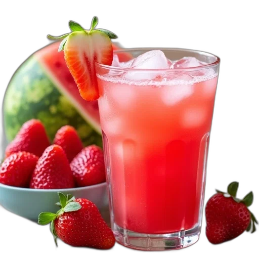 food, photorealistic, 3d render, red transparent PNG cut-out