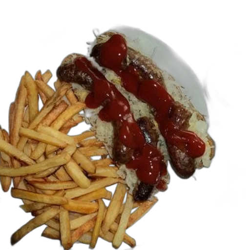 food, crown, robot, 3d render transparent PNG cut-out