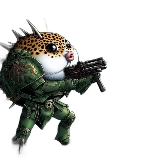weapon, robot, animal, creature transparent PNG cut-out