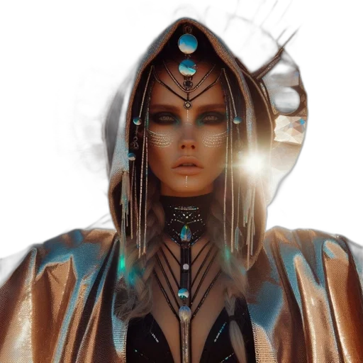 face, staff, jewelry, robot transparent PNG cut-out